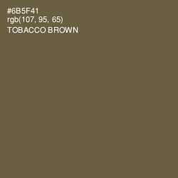 #6B5F41 - Tobacco Brown Color Image